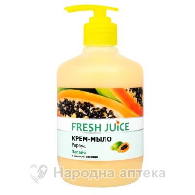 мыло-крем жидк Fresh Juice Papaya дозатор 460 мл