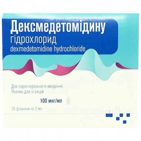 дексмедетомидина гидрохлорид р-р д/ин. 100 мкг/мл 2 мл №25
