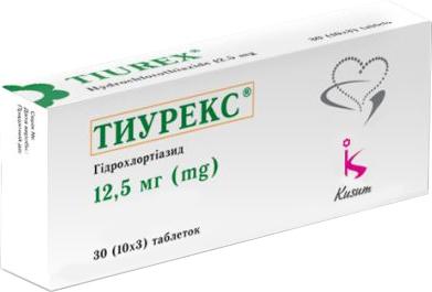 тиурекс таб. 12,5 мг №30